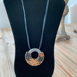 Chico’s Gold and Silver Pendant Necklace